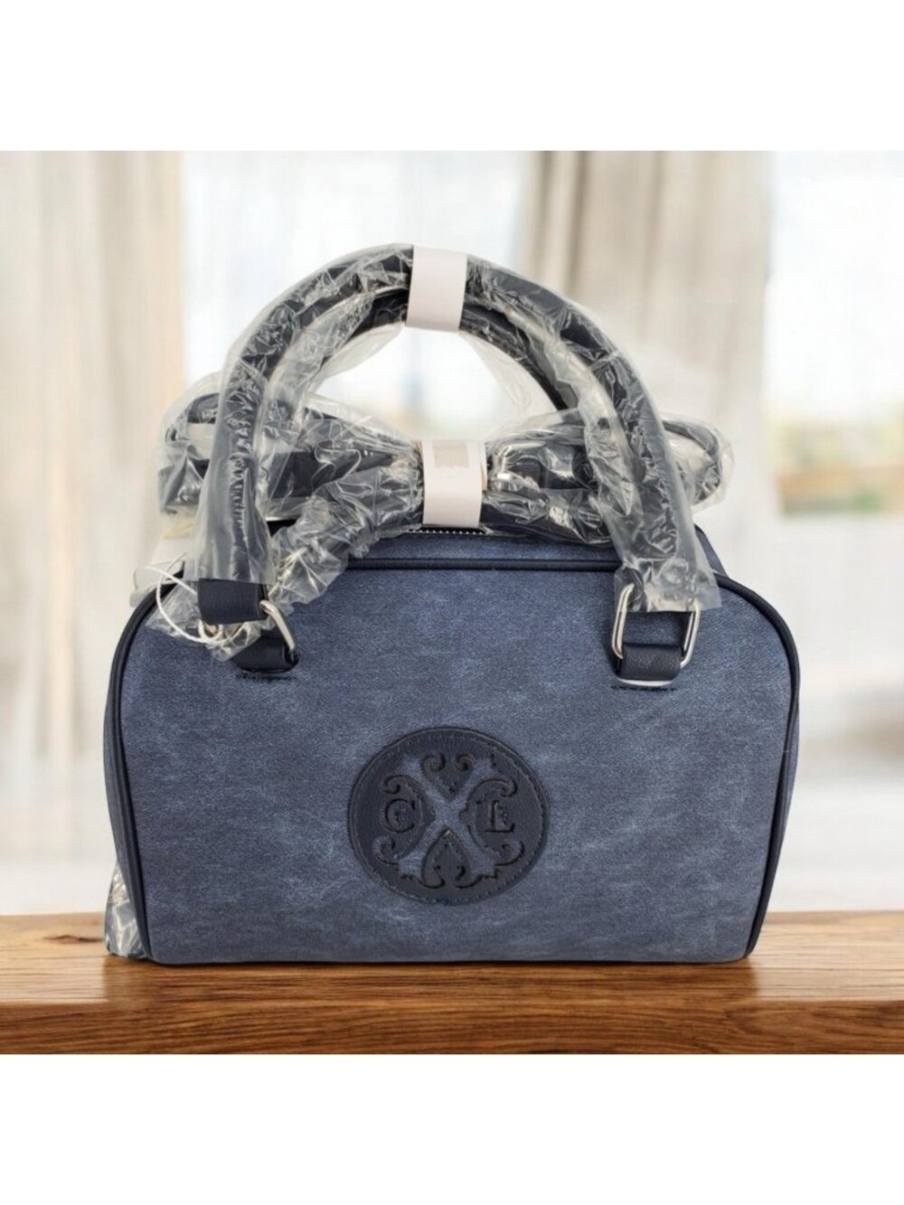 CXL Christian Lacroix Jasper Indigo Denim Satchel Crossbody Bag NWT